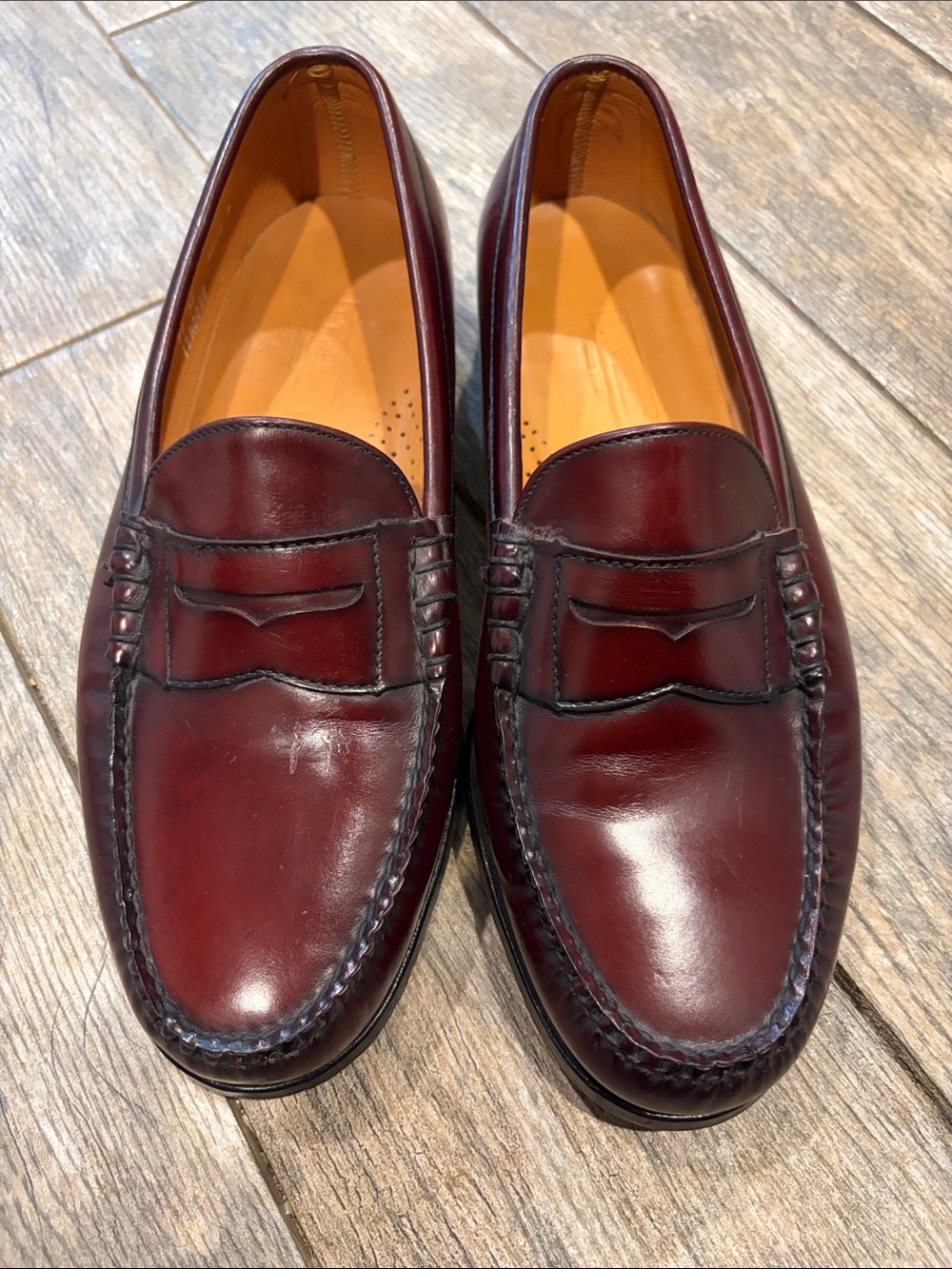 E.T. Wright Men's Leather Penny Loafers size 11 3E Width